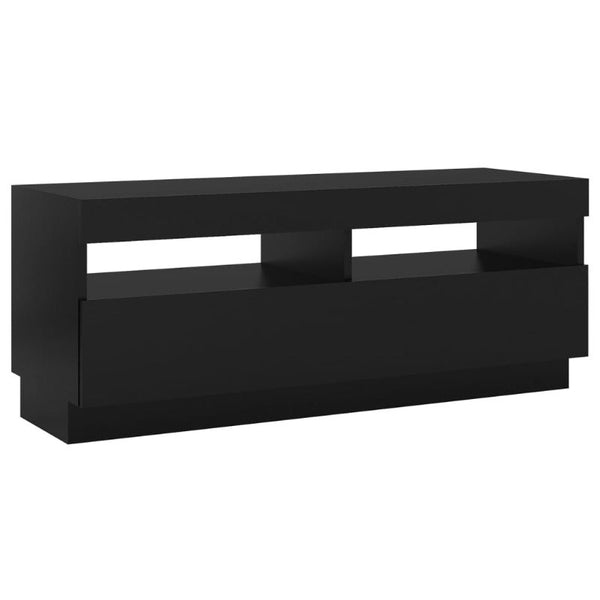 Tv Cabinet With Led Lights Black 100X35x40 Cm Tv Stands & Entertainment Units
