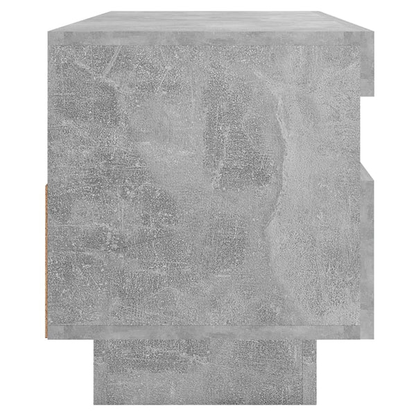 Tv Cabinet With Led Lights Concrete Grey 100X35x40 Cm Tv Stands & Entertainment Units