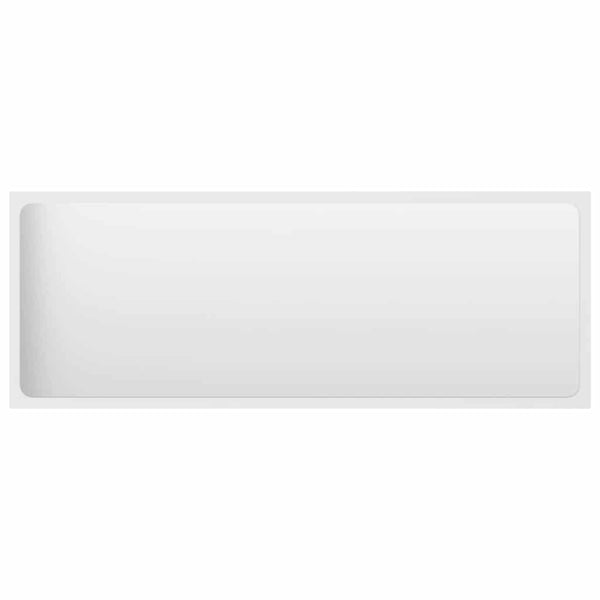 Vidaxl Bathroom Mirror White 100X1.5X37 Cm Engineered Wood Mirrors