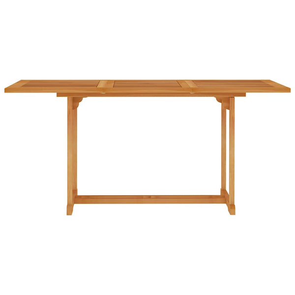 Vidaxl 7 Piece Garden Dining Set Solid Teak Wood Outdoor Dining Sets