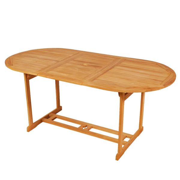 7 Piece Garden Dining Set Solid Teak Wood Outdoor Dining Sets