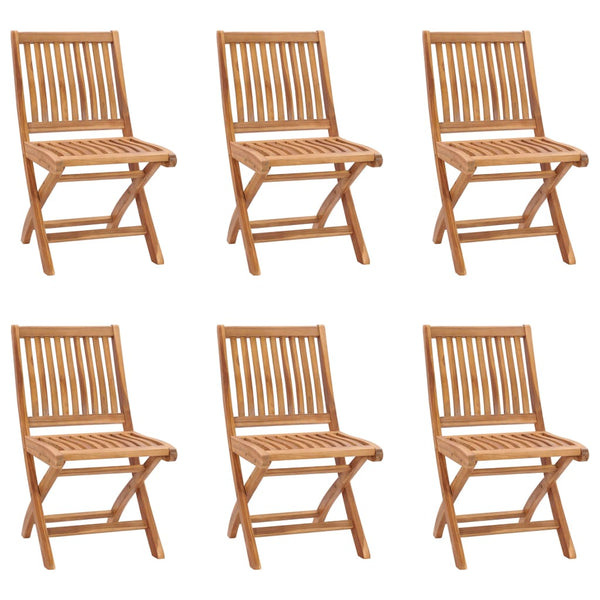 7 Piece Garden Dining Set Solid Teak Wood Outdoor Dining Sets