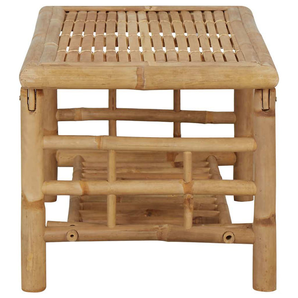 Vidaxl 4 Piece Garden Lounge Set With Cushions Bamboo Other Patio & Garden Furniture