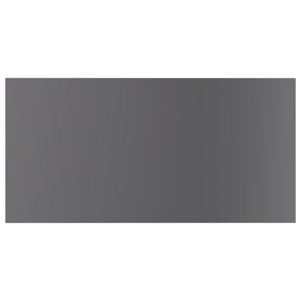 Bookshelf Boards 4 Pcs High Gloss Grey 40X20x1.5 Cm Engineered Wood Bookshelves