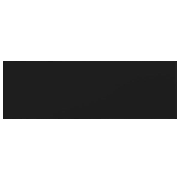 Bookshelf Boards 4 Pcs Black 60X20x1.5 Cm Engineered Wood Bookshelves