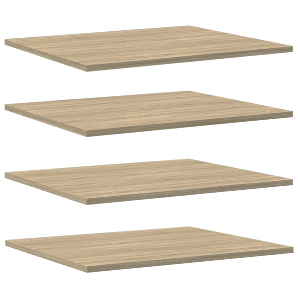 Vidaxl Bookshelf Boards 8 Pcs Sonoma Oak 60X50x1.5 Cm Engineered Wood Bookshelves