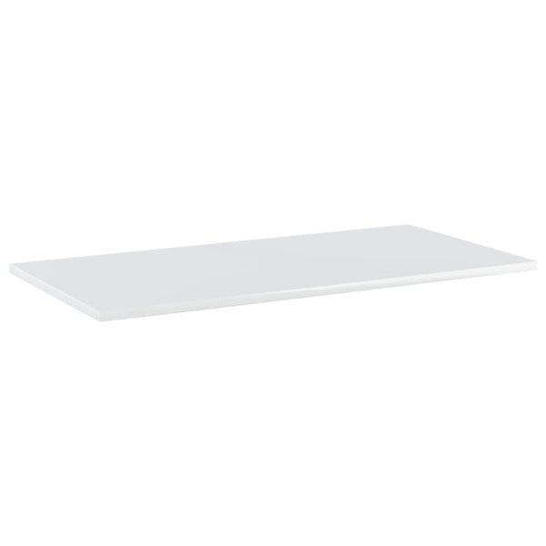 Vidaxl Bookshelf Boards 4 Pcs High Gloss White 80X40x1.5 Cm Engineered Wood Bookshelves