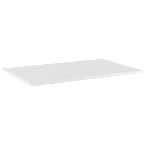 Vidaxl Bookshelf Boards 4 Pcs High Gloss White 80X50x1.5 Cm Engineered Wood Bookshelves