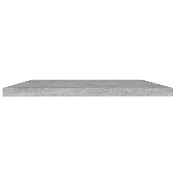 Bookshelf Boards 8 Pcs Concrete Grey 100X20x1.5 Cm Engineered Wood Bookshelves