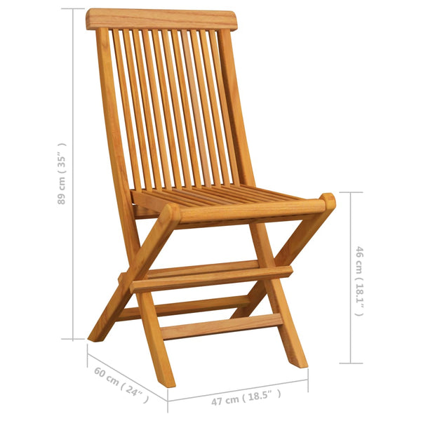 Garden Chairs With Anthracite Cushions 4 Pcs Solid Teak Wood Patio Chairs