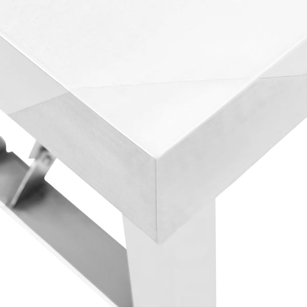 Vidaxl Folding Stainless Steel Kitchen Work Table 85X60x80 Cm Tables