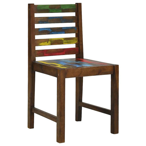 4 Pcs Solid Reclaimed Wood Dining Chairs