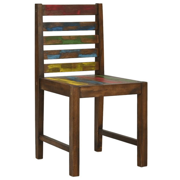 4 Pcs Solid Reclaimed Wood Dining Chairs