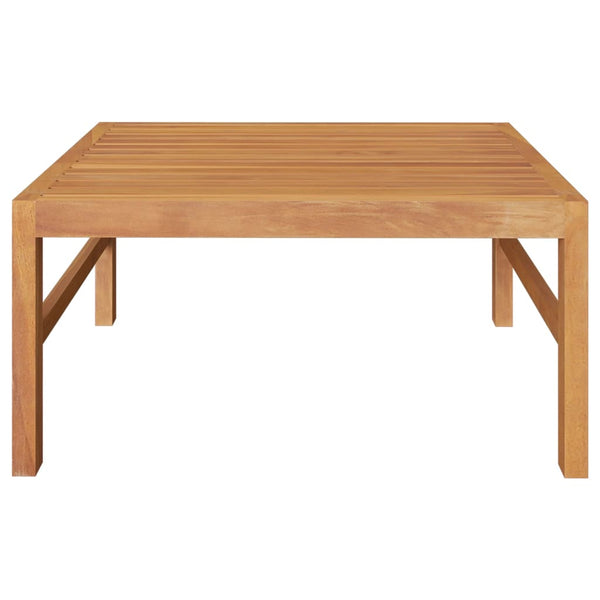 Garden Table 63X63x30 Cm Solid Teak Wood Patio & Garden Tables
