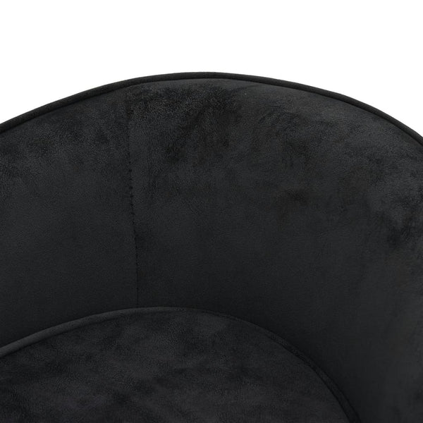 Dog Sofa Black 69X49x40 Cm Plush