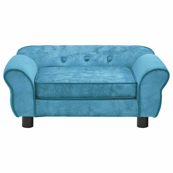 Vidaxl Dog Sofa Turquoise 72X45x30 Cm Plush Pet Beds