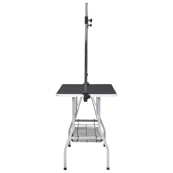 Vidaxl Dog Grooming Table With 2 Loops And Basket Grooming Tables