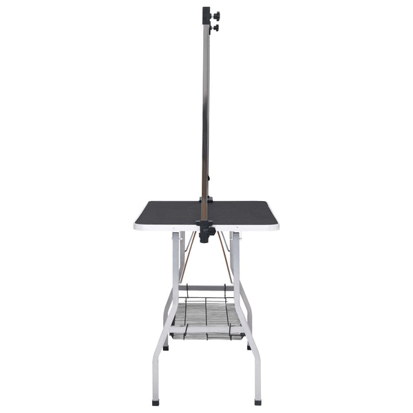 Vidaxl Dog Grooming Table With 2 Loops And Basket Grooming Tables