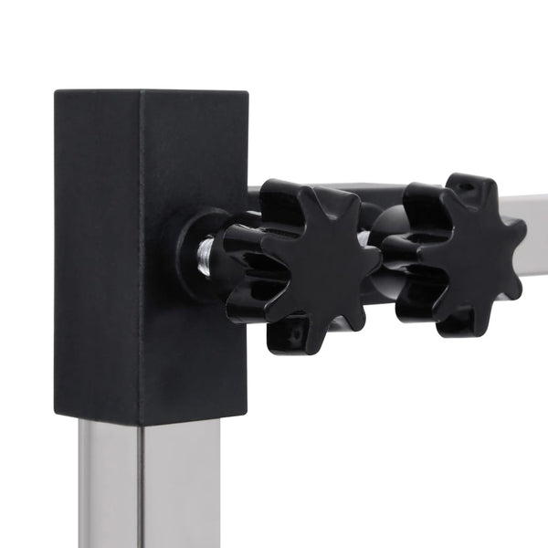 Vidaxl Dog Grooming Table With 2 Loops And Basket Grooming Tables