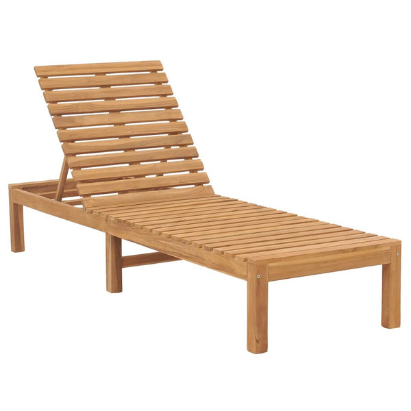 Sun Lounger Solid Wood Teak Loungers