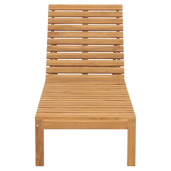 Sun Lounger Solid Wood Teak Loungers