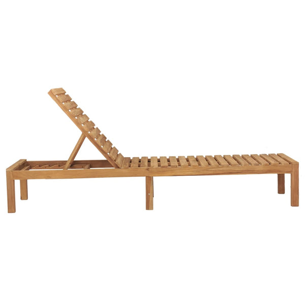 Sun Lounger Solid Wood Teak Loungers