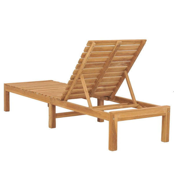 Sun Lounger Solid Wood Teak Loungers
