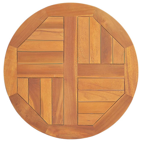 Table Top Solid Teak Wood Round 2.5 Cm 50 Dining Tables