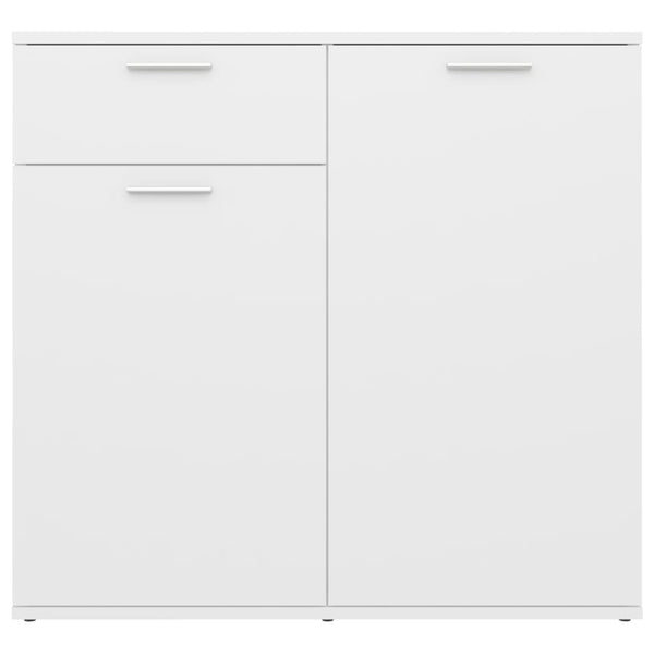 Sideboard White 80X36x75 Cm Engineered Wood Sideboards & Buffets