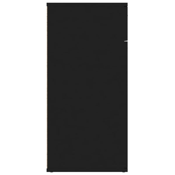 Sideboard Black 80X36x75 Cm Engineered Wood Sideboards & Buffets