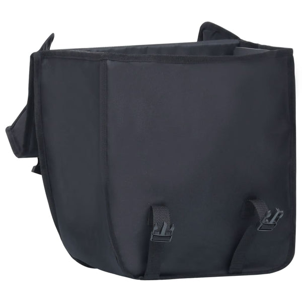 Vidaxl Single Bicycle Bag For Pannier Rack Waterproof 21 L Black Carrier & Pannier Racks