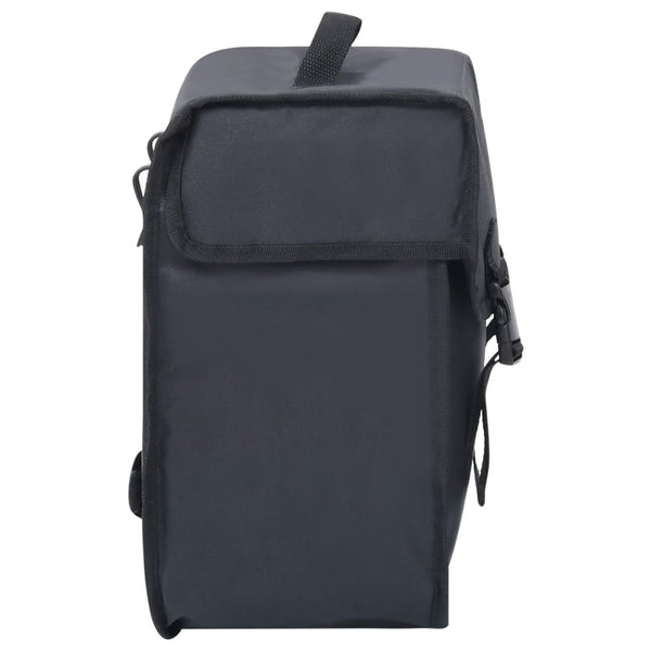 Vidaxl Single Bicycle Bag For Pannier Rack Waterproof 21 L Black Carrier & Pannier Racks