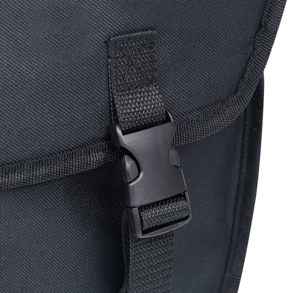 Vidaxl Single Bicycle Bag For Pannier Rack Waterproof 21 L Black Carrier & Pannier Racks
