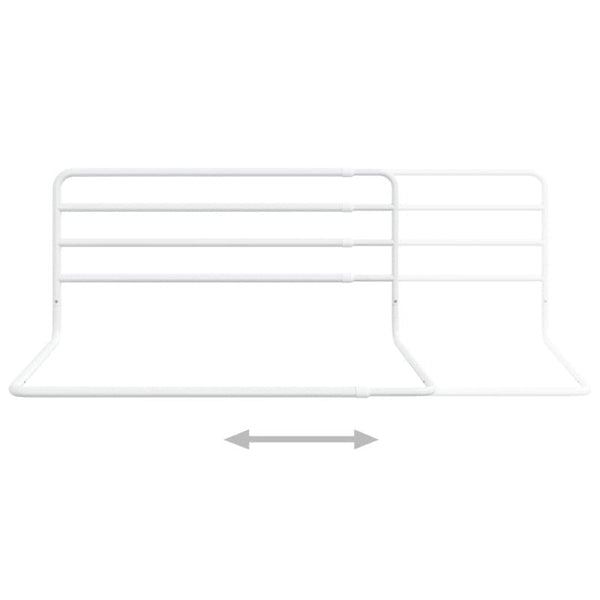Edge & Corner Guards Toddler Safety Bed Rail White (76 137)X55 Cm Iron