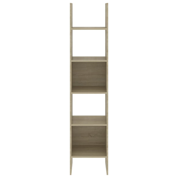 Vidaxl Book Cabinet Sonoma Oak 40X35x180 Cm Engineered Wood Bookshelves