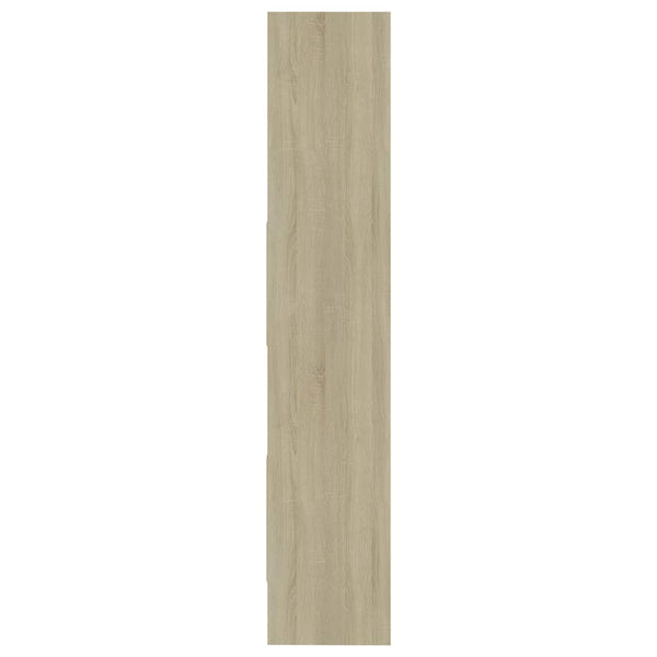 Vidaxl Book Cabinet Sonoma Oak 40X35x180 Cm Engineered Wood Bookshelves