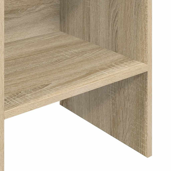 Vidaxl Book Cabinet Sonoma Oak 40X35x180 Cm Engineered Wood Bookshelves