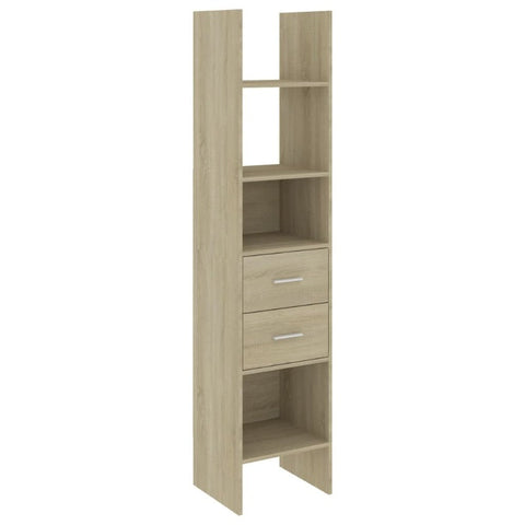 Book Cabinet Sonoma Oak 40X35x180 Cm Engineered Wood