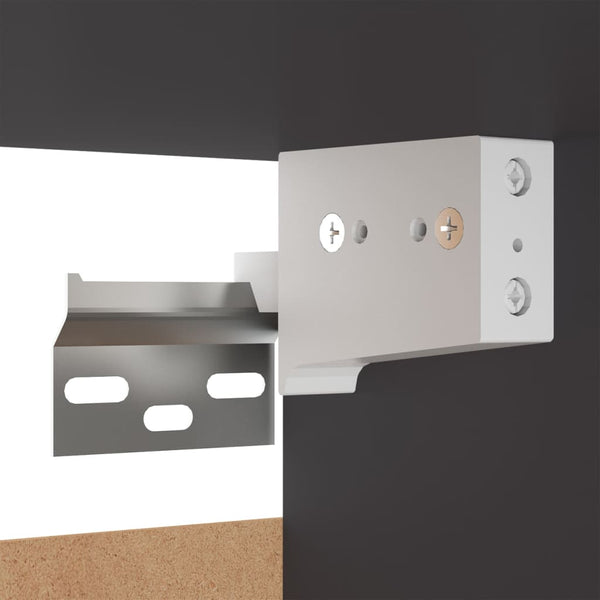 Wall Mounted Tv Cabinets 4 Pcs Grey 30.5X30x30 Cm Tv Stands & Entertainment Units