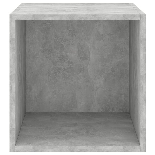Wall Cabinet Concrete Grey 37X37x37 Cm Engineered Wood Bookshelves