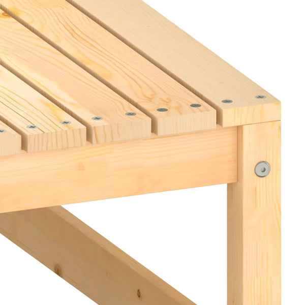 Garden Footstool 70X70x30 Cm Solid Pinewood Ottomans Footstools & Poufs