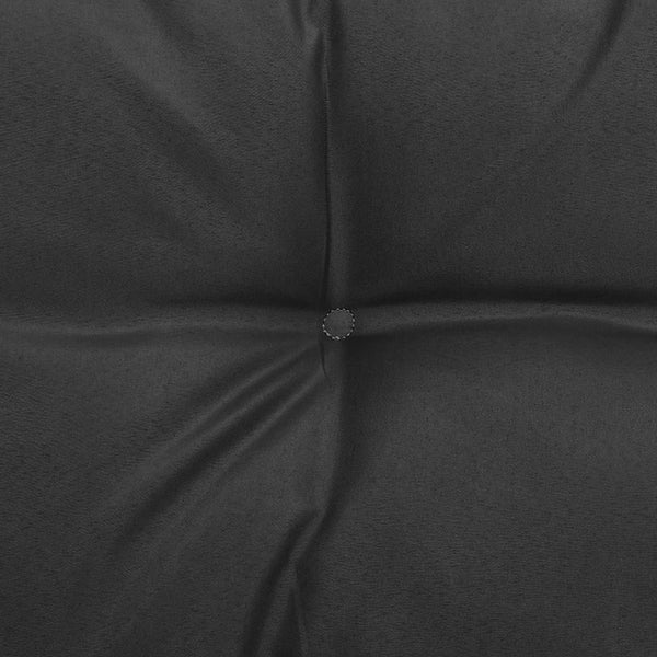 Garden Footstools With Cushions 2 Pcs Grey Solid Pinewood Ottomans Footstools & Poufs