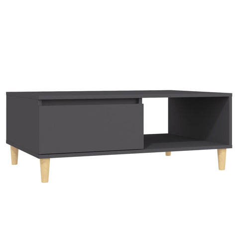 Coffee Table Grey 90X60x35 Cm Engineered Wood Coffee Tables