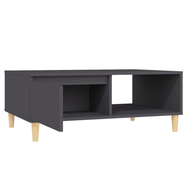 Coffee Table Grey 90X60x35 Cm Engineered Wood Coffee Tables