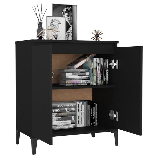 Sideboard Black 60X35x70 Cm Engineered Wood Sideboards & Buffets