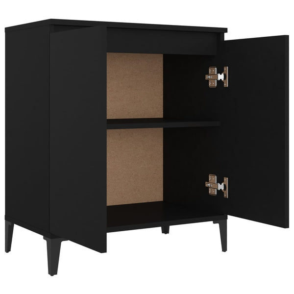 Sideboard Black 60X35x70 Cm Engineered Wood Sideboards & Buffets