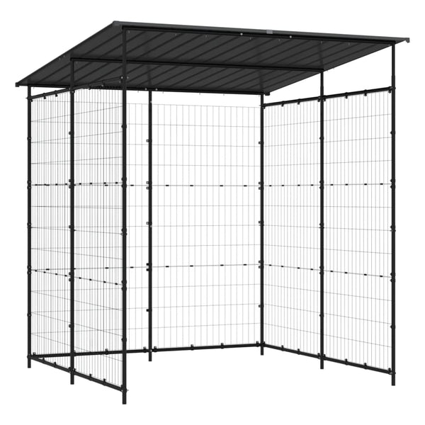 Vidaxl Bicycle Shed 190X190x222 Cm Steel Black Sheds Summerhouses Carports