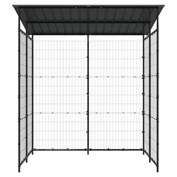 Vidaxl Bicycle Shed 190X190x222 Cm Steel Black Sheds Summerhouses Carports