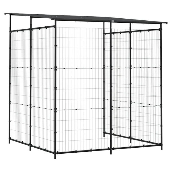 Vidaxl Bicycle Shed 190X190x222 Cm Steel Black Sheds Summerhouses Carports