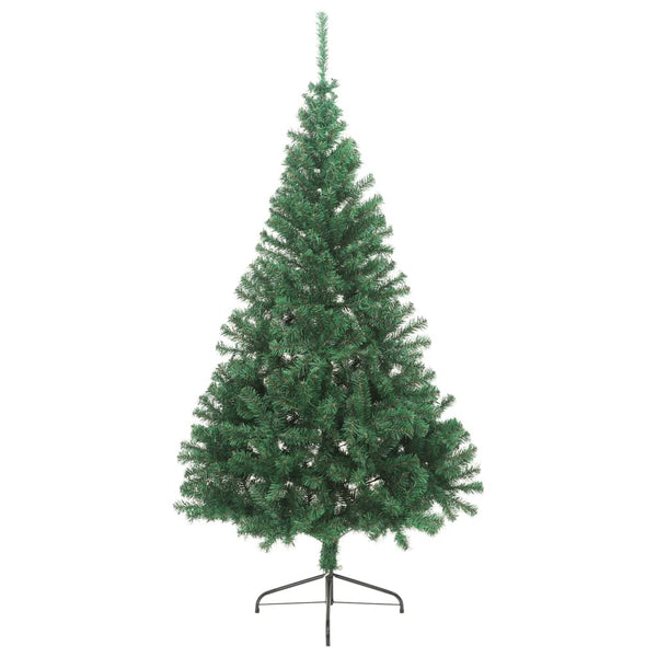 Vidaxl Artificial Half Christmas Tree With Stand Green 240 Cm Pvc Seasonal Decorations